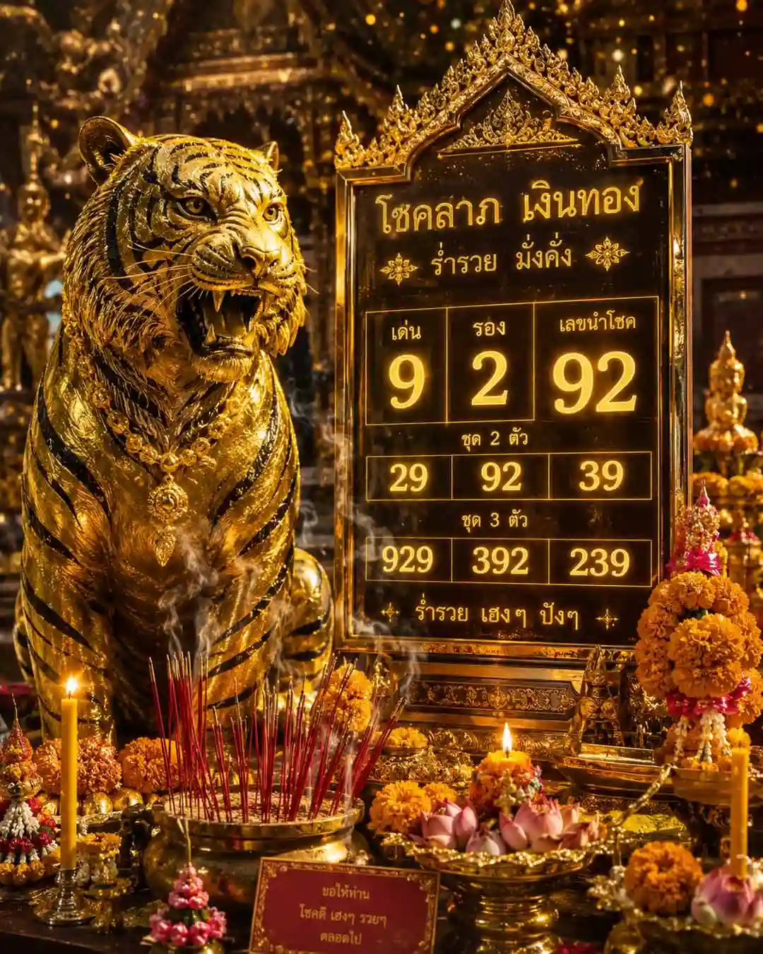 เลขเด็ดเสือตกถังพลังงานดี งวด 1 กรกฎาคม 2569 เลขมาแรง